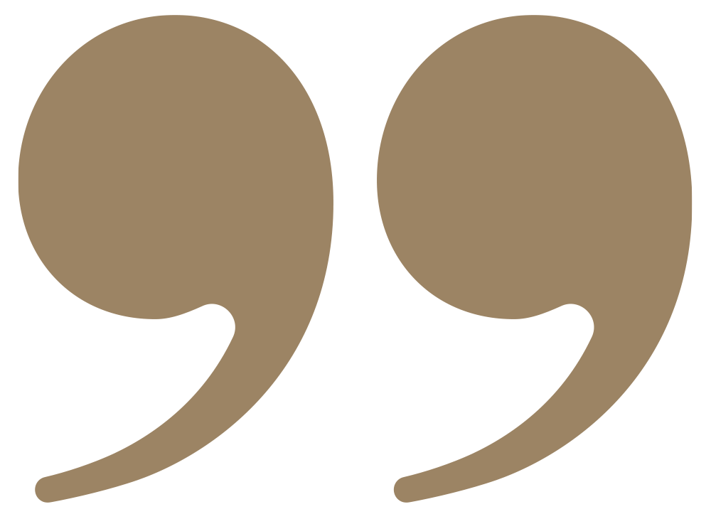 testimonial marks